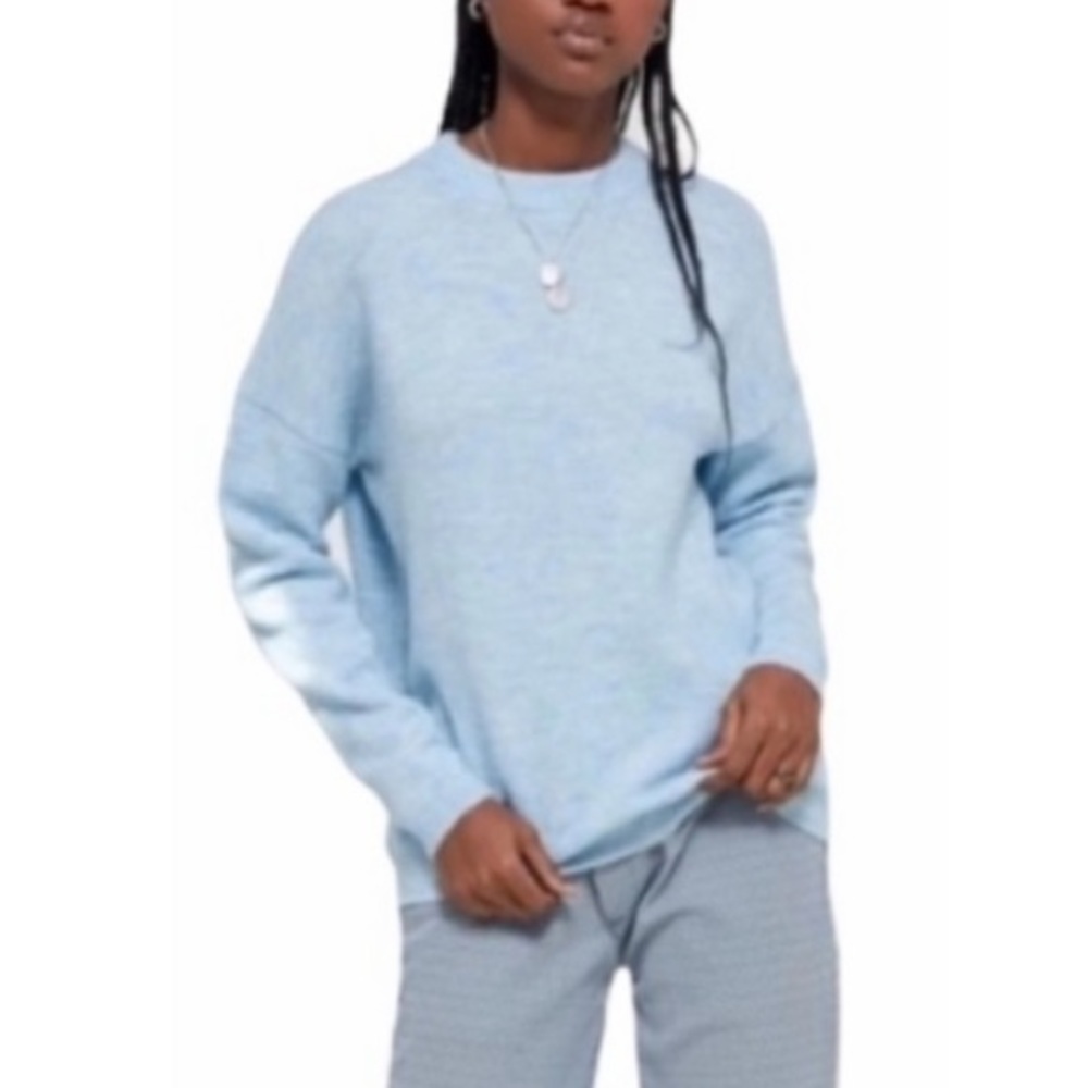 Urban Outfitters baby blue wool blend crew neck sweater/pullover